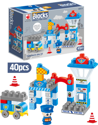 Secția de Poliție, blocuri mari de construcție 44 piese | image