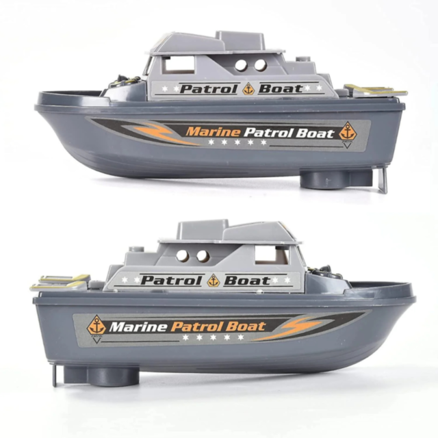 Barcă de Patrulă Marină cu Lumini și Sunete