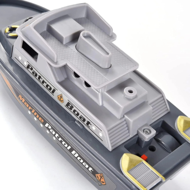 Barcă de Patrulă Marină cu Lumini și Sunete