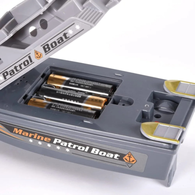 Barcă de Patrulă Marină cu Lumini și Sunete