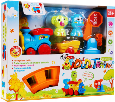 Tren Electric cu Cale Ferată, Vagonetă și Animale | image