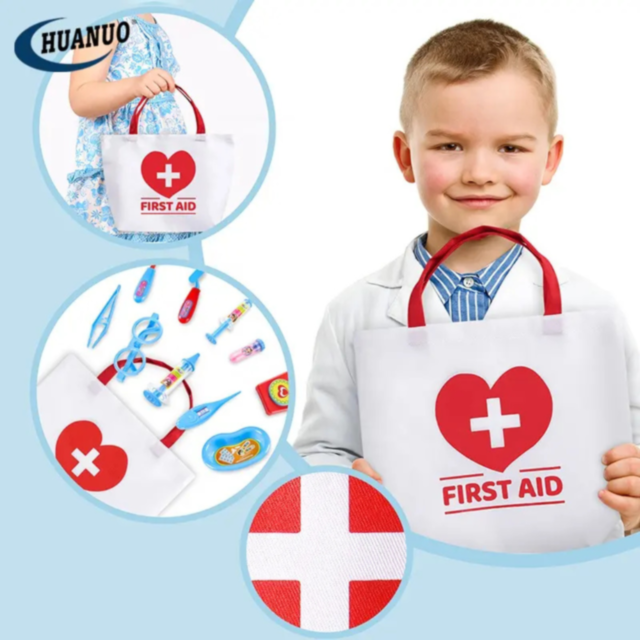 Set Doctor pentru Copii cu Geantă de Prim Ajutor – Joc de Rol Educativ