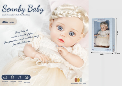 Păpușă cu Înfățișare Realistă, Sunete, Corp Moale | image