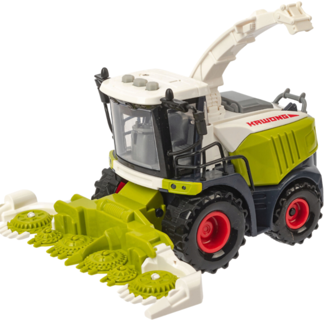 Combină Agricolă de Jucărie cu Lumină LED și Funcție de Recoltare