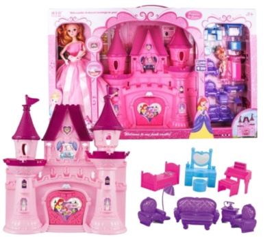 Mega Castel cu Păpușă și Mobilă | image