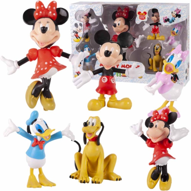 Set 6 Figurine Mickey Mouse cu Lumini