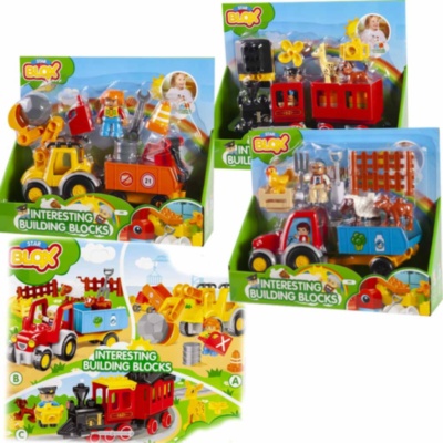 Set de Construcție Trenul cu Animale, 18 piese | image