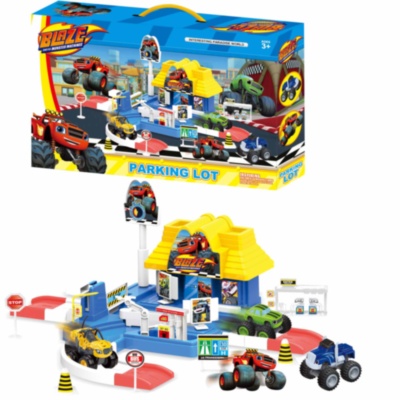 Blaze, Set Circuit și Stație Peco cu 2 Mașinuțe | image