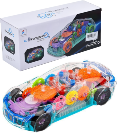 Mașinuța Transparentă Educațională cu Lumini și Sunete | image