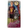 Păpușă fotbalist cu minge – Alice Football Baby