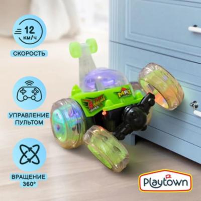 Mașină de Cascadorii cu Efecte Luminoase și Sunet, 49MHz, Control la Distanță  | image