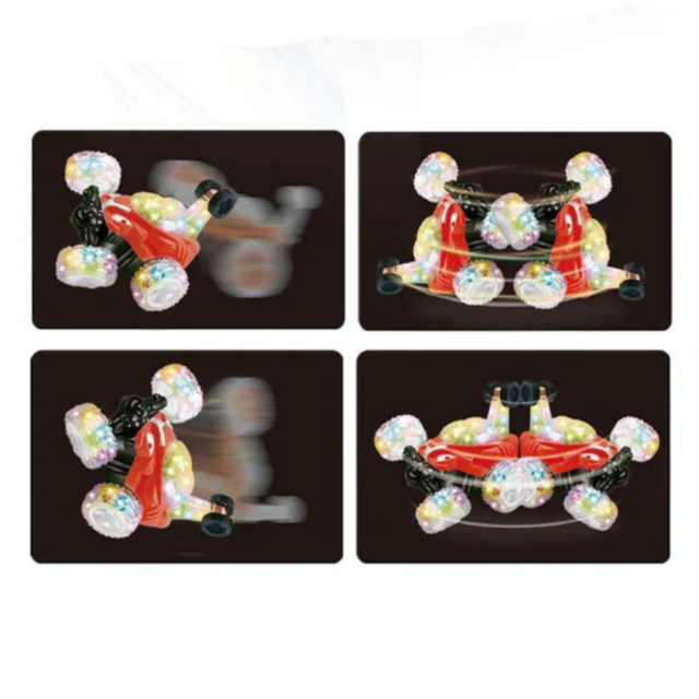 Mașină de Cascadorii cu Efecte Luminoase și Sunet, 49MHz, Control la Distanță 