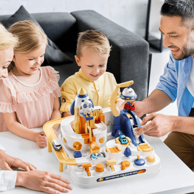 Set De Joacă Space Adventure Cu Mașinuțe Și Rachetă