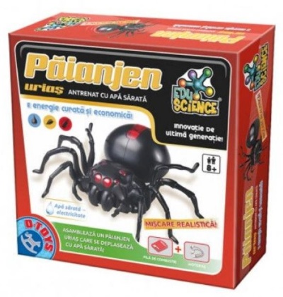 Păianjen Uriaș antrenat cu apă sărată  joc EduScience | image