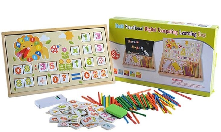 Деревянный Набор Первоклассника  Математика - Учимся Считать