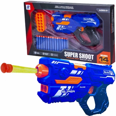 Pistol Blaster cu 14 Proiectile | image