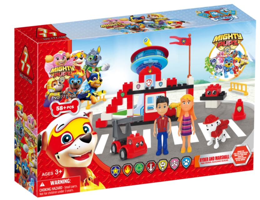 Patrula Cățelușilor, set de construcție 58 piese