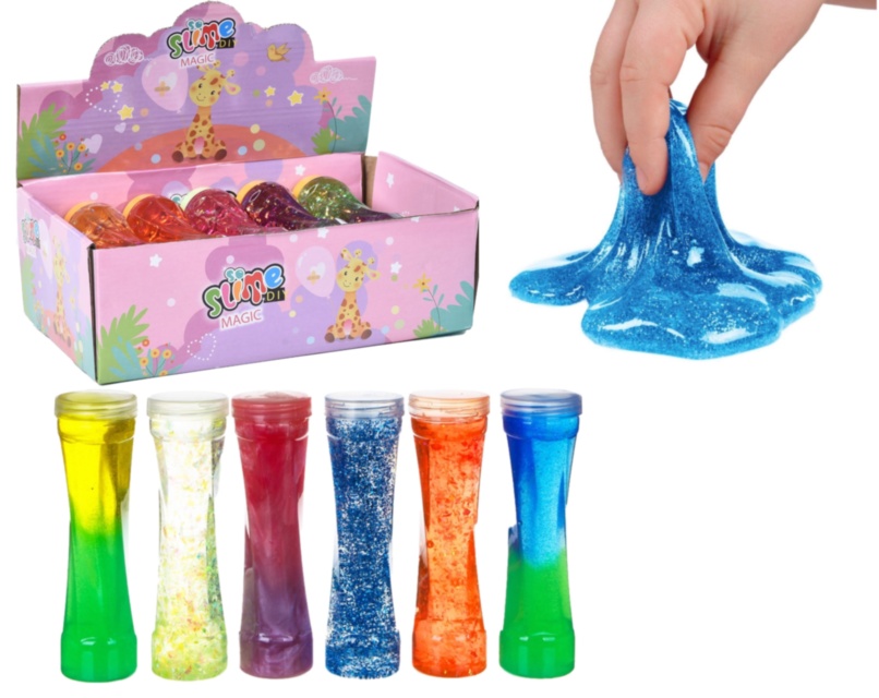 Gelatina Slime Colorată cu Sclipici, 12buc./set, preț 1 buc