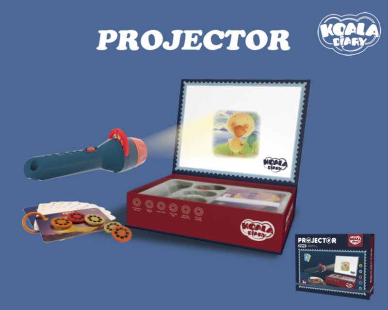 Проектор Фонарик с Экраном "6 Сказок" 