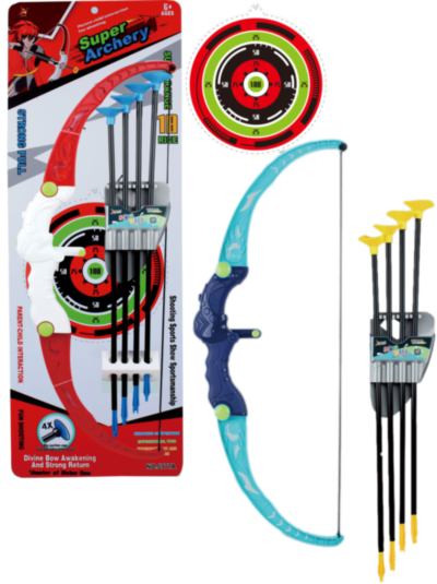 Arc cu 4 Săgeți și Țintă, 66cm | image