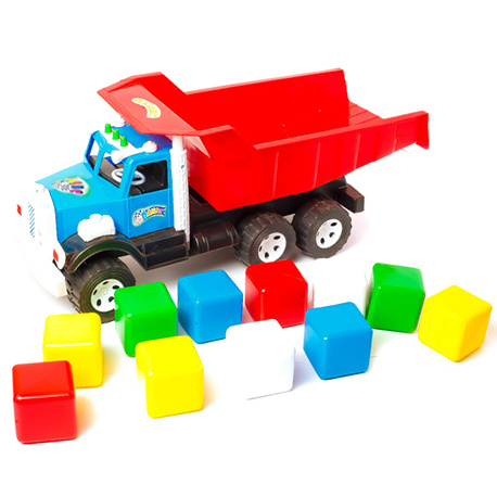 Camion Încărcat cu Cuburi, 52cm 