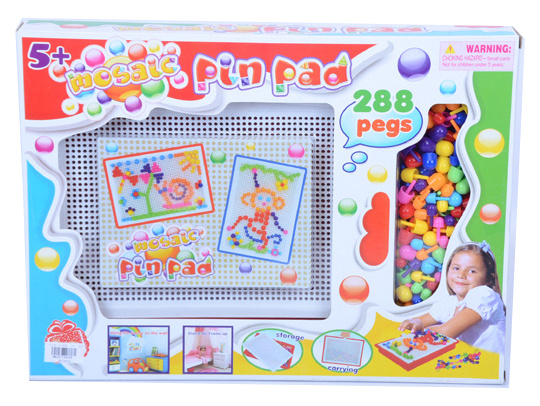 Mozaic cu Pioneze Colorate, 288 detalii