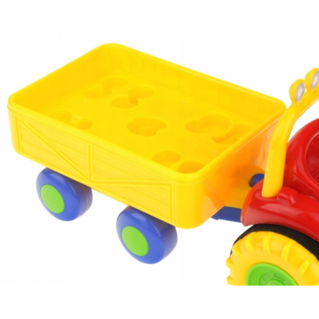 Tractor Interactiv cu Animale și Lumini - Jucărie Educativă pentru Copii