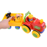 Tractor Interactiv cu Animale și Lumini - Jucărie Educativă pentru Copii