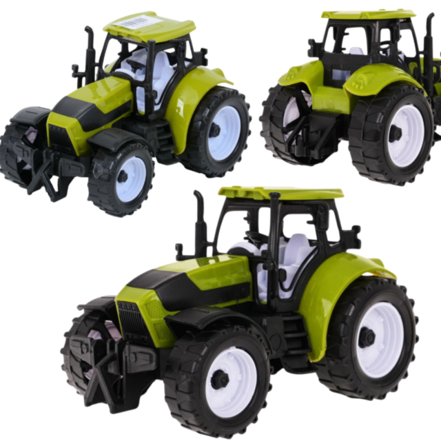 Tractor de Jucărie Verde cu Roți Mari 