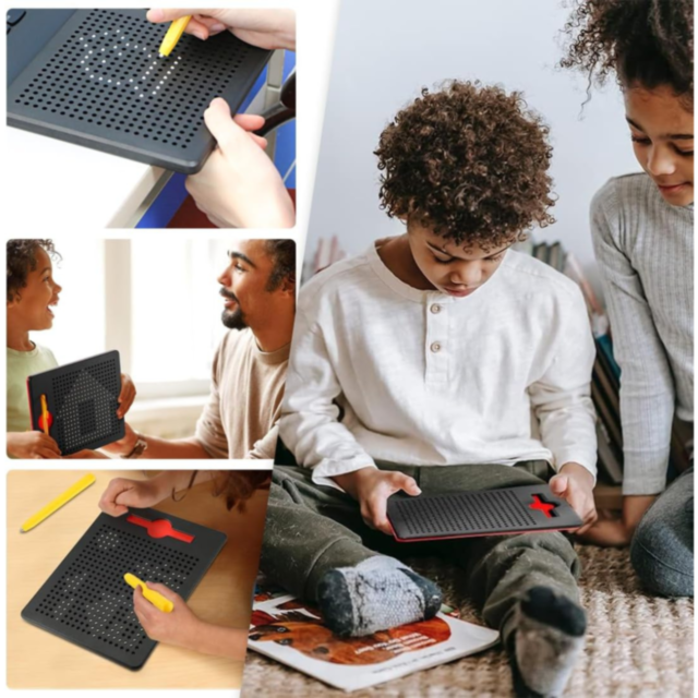 Tableta Magnetică cu Bile de Desen pentru Copii (culoare aleatorie) 