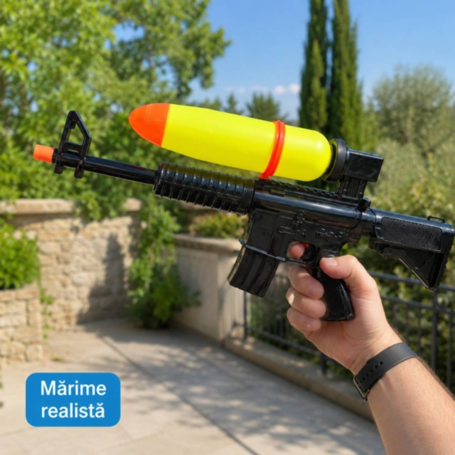 Pușcă de apă pentru copii cu rezervor mare