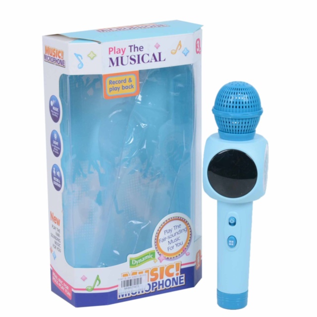 Microfon Karaoke cu Funcții de Amplificare, Înregistrare și Schimbare a Vocii