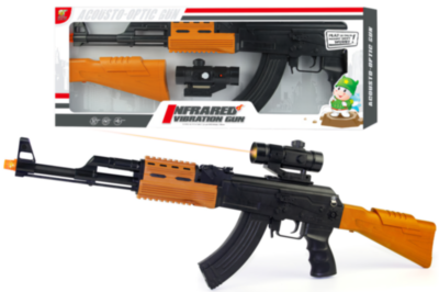 Mitraliera AK-47 cu Lumina Laser și Sunete, 86cm | image