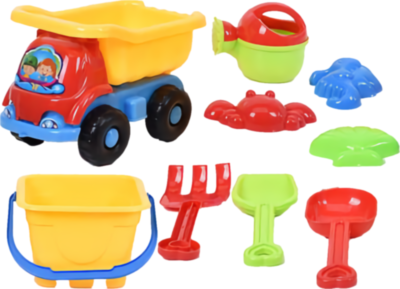 Camion cu 8 Accesorii de Nisip, 22cm | image