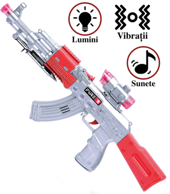 Mitralieră cu Sunete, Lumini și Vibrații Realiste
