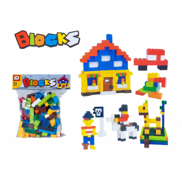 Set de Construcție din 250 piese, tematică liberă