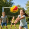 Minge de Volei PVC 22 cm pentru Copii