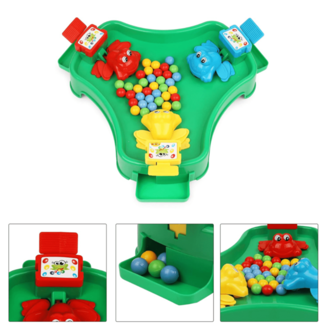 Joc Interactiv Crazy Frog cu Broscuțe Mâncăcioase și Bile Colorate 