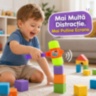 Ciocan Distractiv pentru Copii cu Sunete și Tub Elastic (culoare aleatorie)