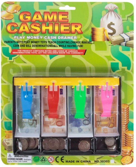 Casă de Marcat cu Bancnote și Monede