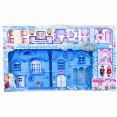 Mega Căsuță Pliabilă de Păpuși cu Figurine și Mobilă | image