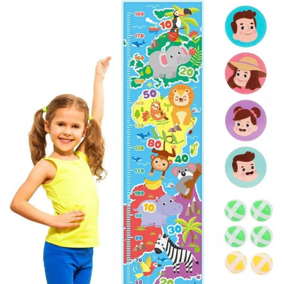 Rigla de înălțime pentru copii cu tematică animalieră | image
