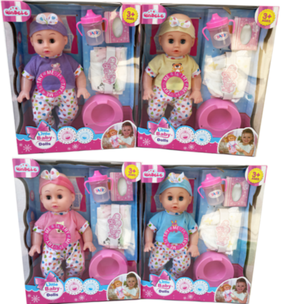 Bebeluș cu Sunete, Pampers, Oliță, Biberon, face pi-pi la oliță | image