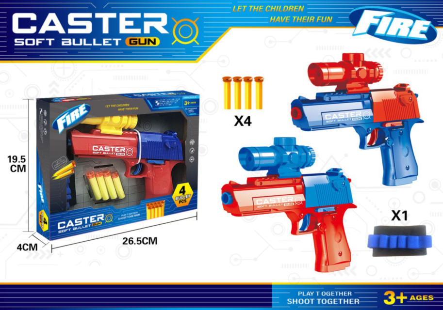 Pistol cu 4 Proiectile