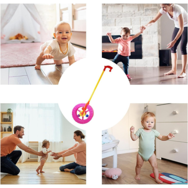 Roata de Plimbare Interactivă – Joc Colorat pentru Copii (culoare aleatorie)