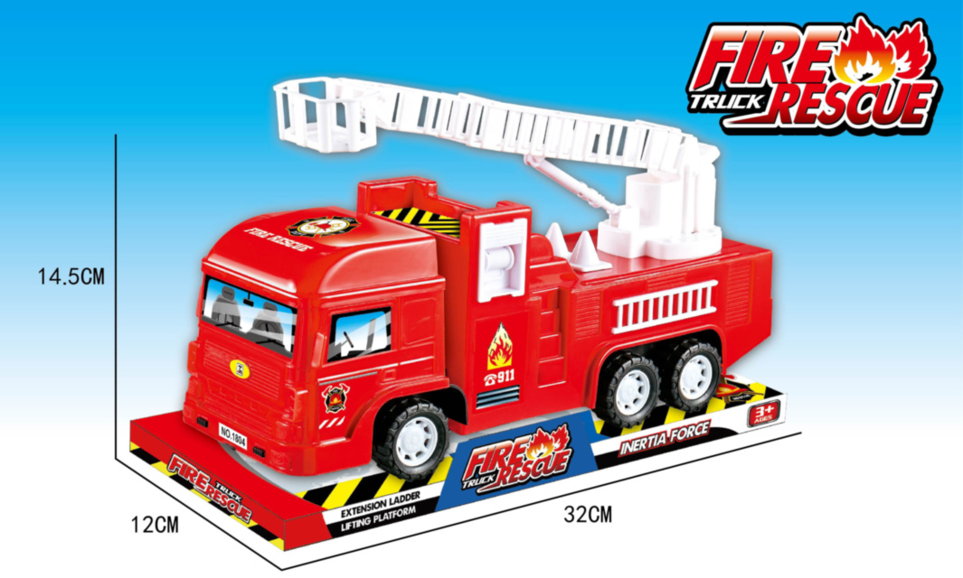 Mașina de Pompieri cu Scară, 32cm 