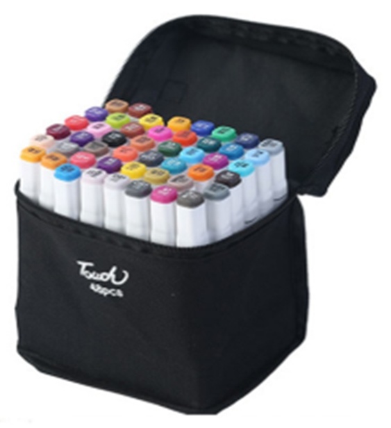 Set 48 Markere pentru Colorat cu 2 Capete