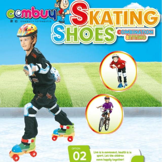 Patine Reglabile cu Roți Duble – Model Colorat pentru Începători