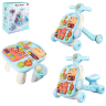 Centru Multifuncțional 4-în-1 pentru Copii - Plimbător, Masă de Joacă și Pian Interactiv