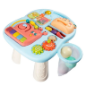 Centru Multifuncțional 4-în-1 pentru Copii - Plimbător, Masă de Joacă și Pian Interactiv